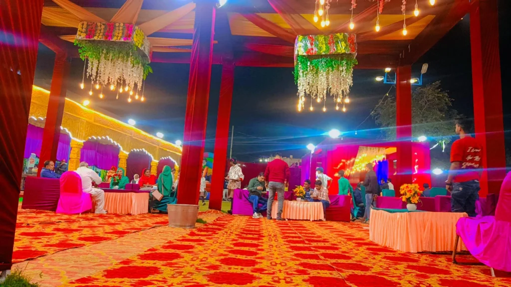 Prem-garden-bhiwani-hut-setup