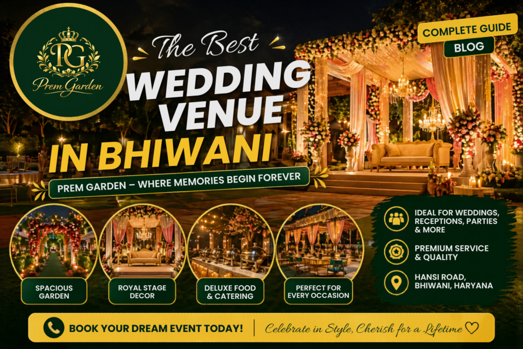 Outdoor Wedding Venue in Bhiwani