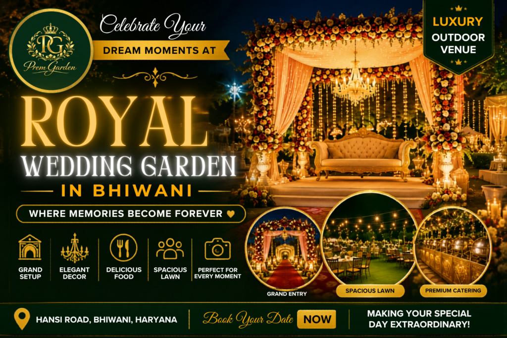 Royal Wedding Garden in Bhiwani
